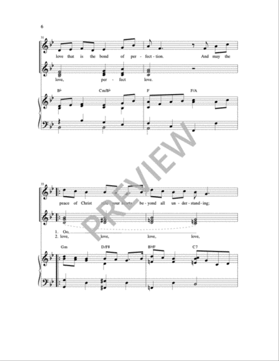 One In Love Unison Choir scores gallery preview page 9