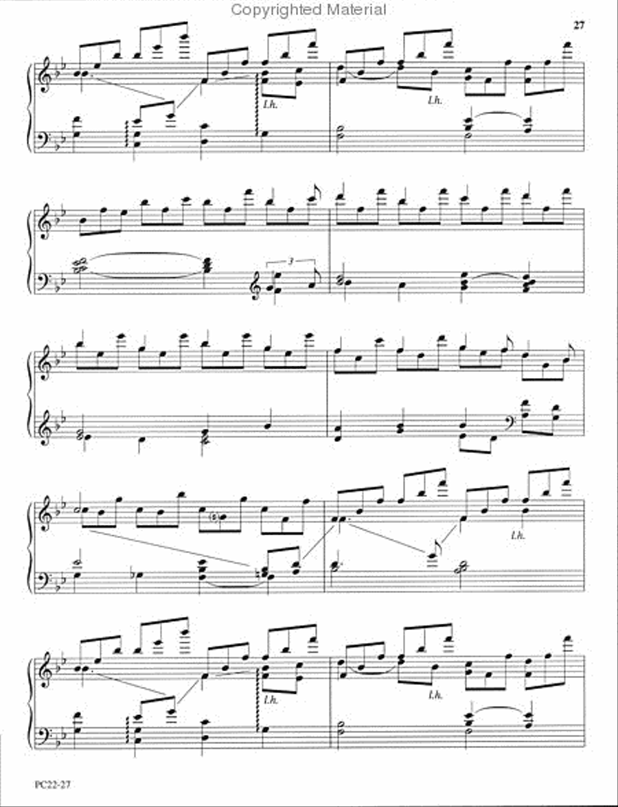 Abide with Me - Pinkston Piano Solo scores gallery preview page 5