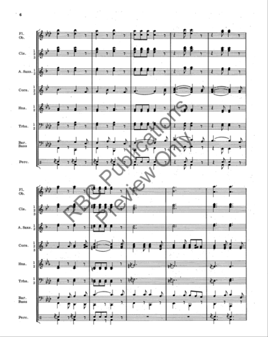 Coasts Of High Barbary Coasts Of High Barbary Concert Band scores gallery preview page 7