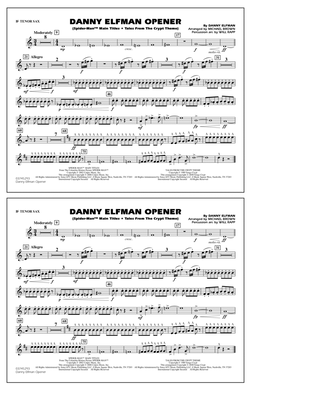 Danny Elfman Opener - Bb Tenor Sax