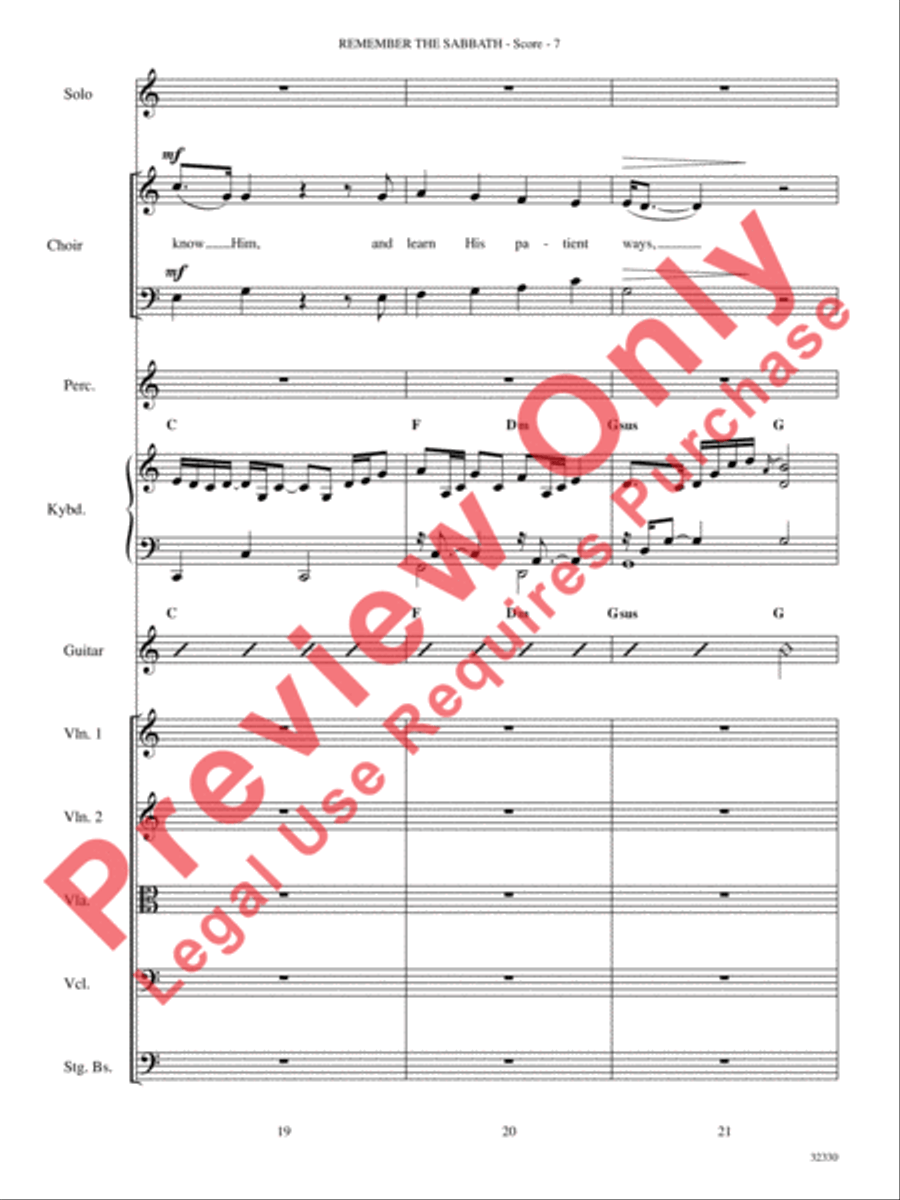 Remember the Sabbath Remember the Sabbath Choir scores gallery preview page 8