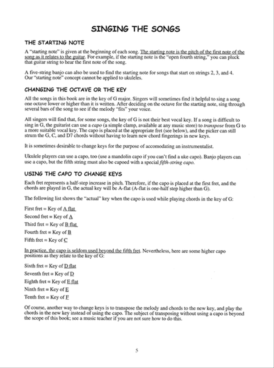101 Three-Chord Hymns & Gospel Songs for Guitar, Banjo & Uke Banjo scores gallery preview page 11