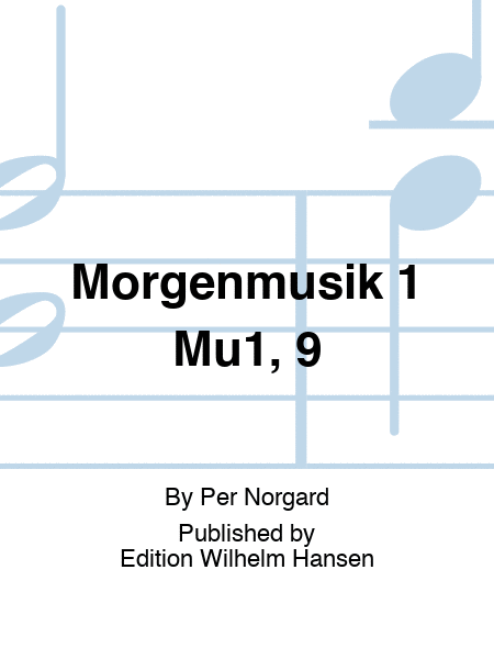 Morgenmusik 1 Mu1, 9