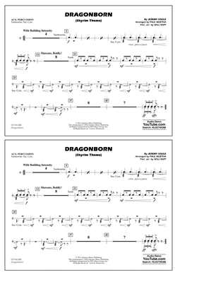 Dragonborn (Skyrim Theme) (arr. Will Rapp & Paul Murtha) - Aux Percussion