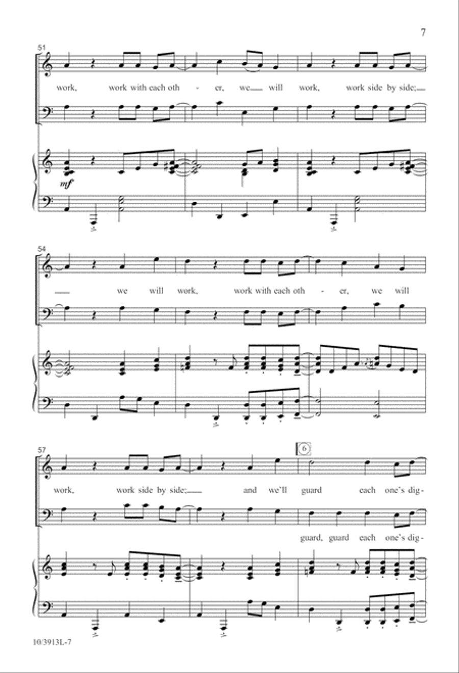 They'll Know We Are Christians 2-Part scores gallery preview page 7