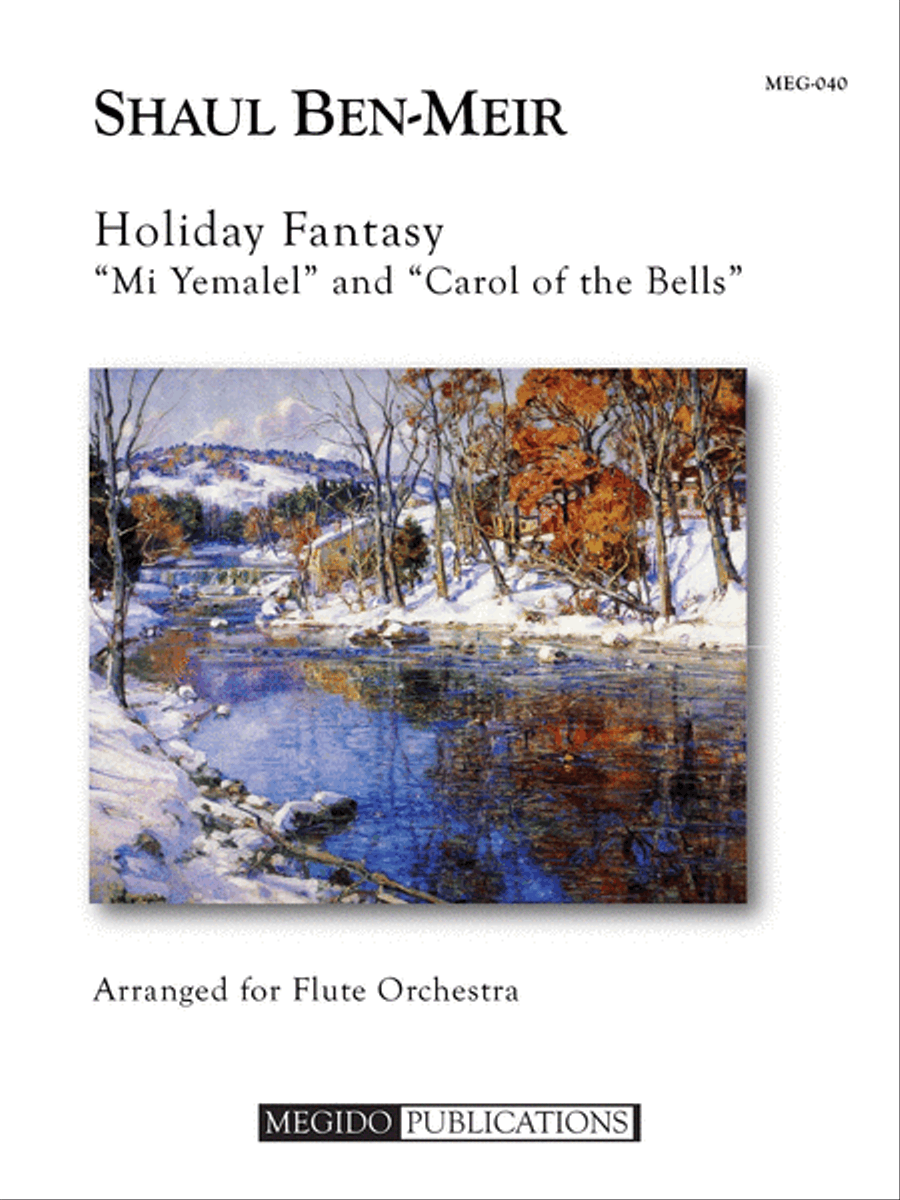 Holiday Fantasy for Flute Orchestra Flute Choir scores gallery preview page 1