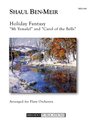 Book cover for Holiday Fantasy for Flute Orchestra