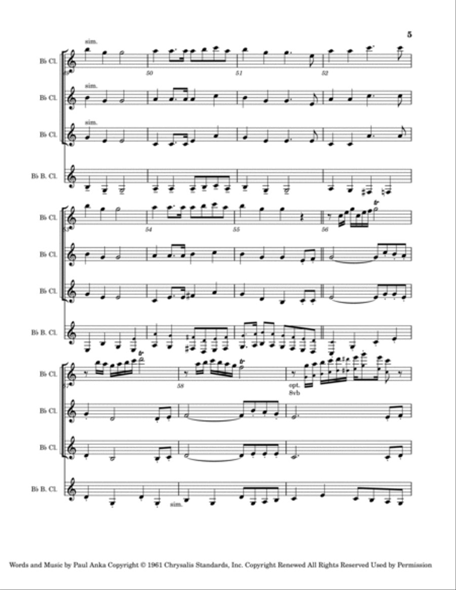 The Longest Day Woodwind Quartet scores gallery preview page 5