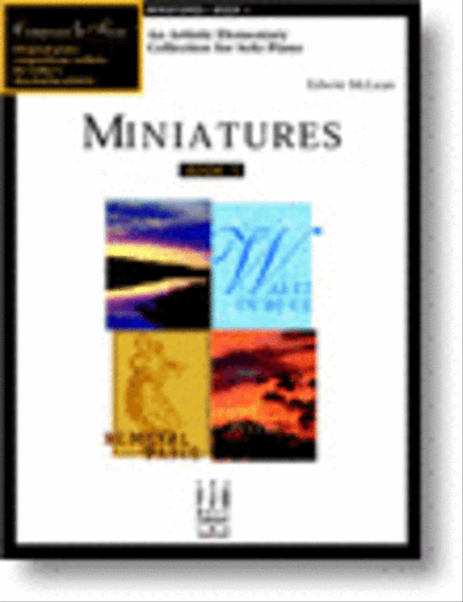 Miniatures, Book 1 Easy Piano scores gallery preview page 1