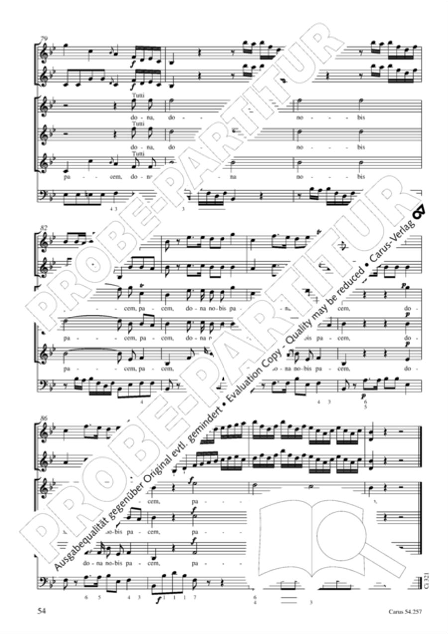 Missa Sancti Aloysii SSA scores gallery preview page 55