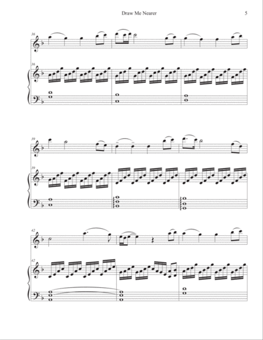I Am Thine, O Lord Violin Solo scores gallery preview page 5