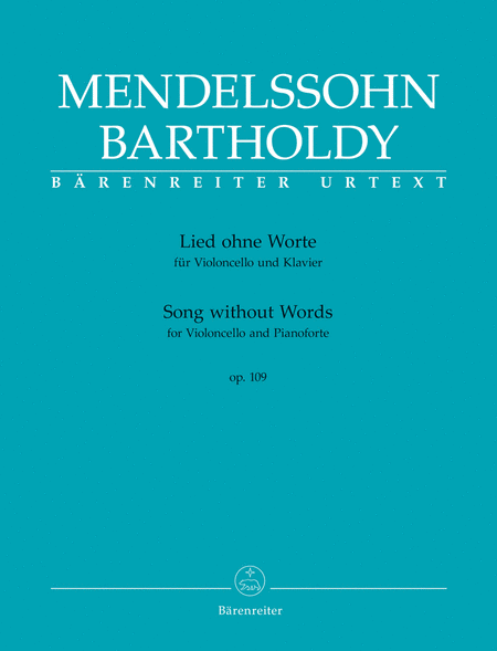 Song without Words for Violoncello and Pianoforte, op. 109