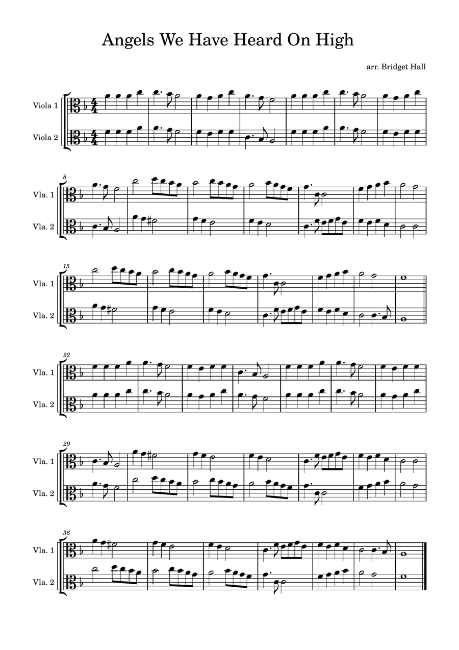 22 Christmas Duets for Viola String Duet scores gallery preview page 3