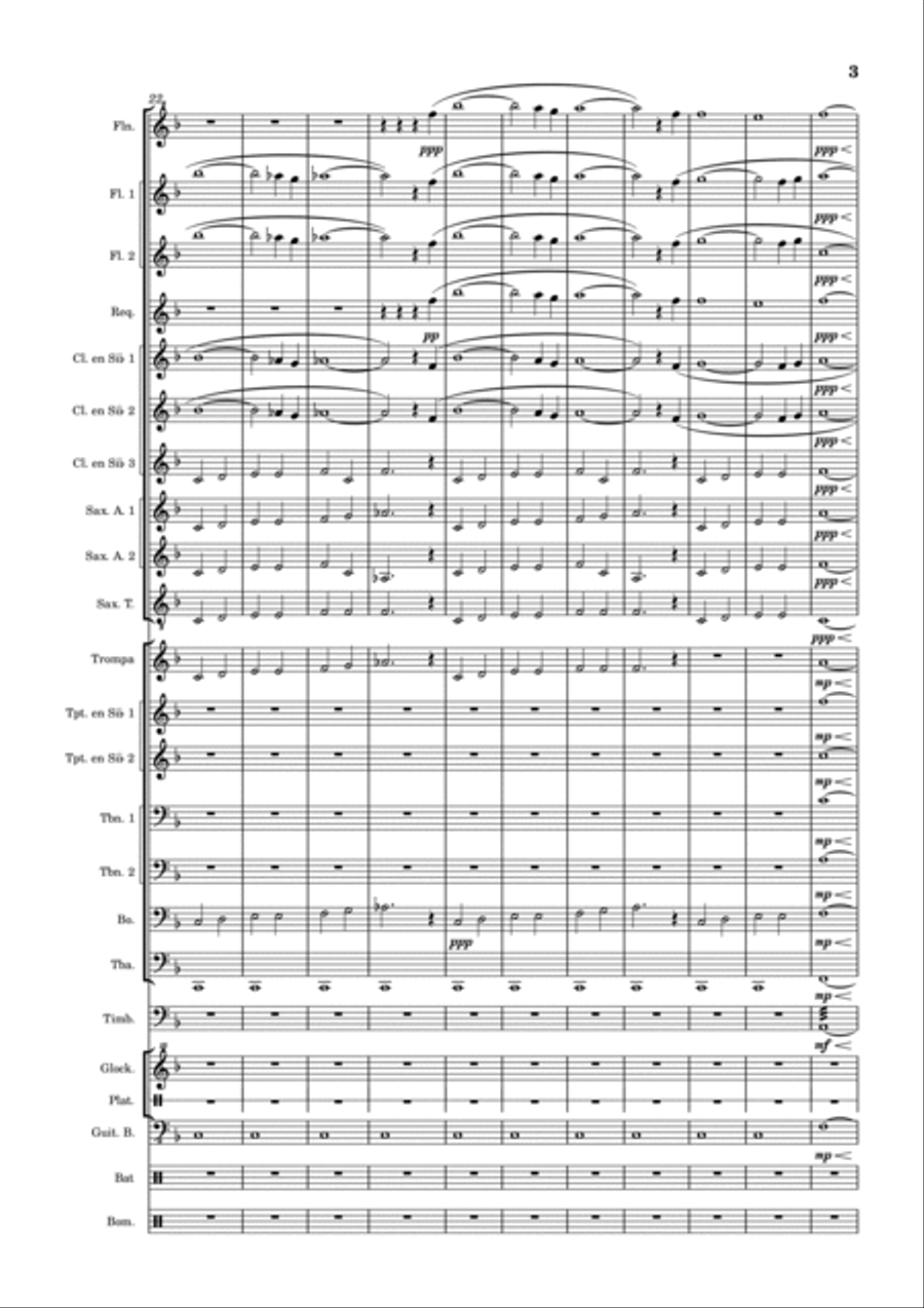 Interstellar Marching Band scores gallery preview page 3