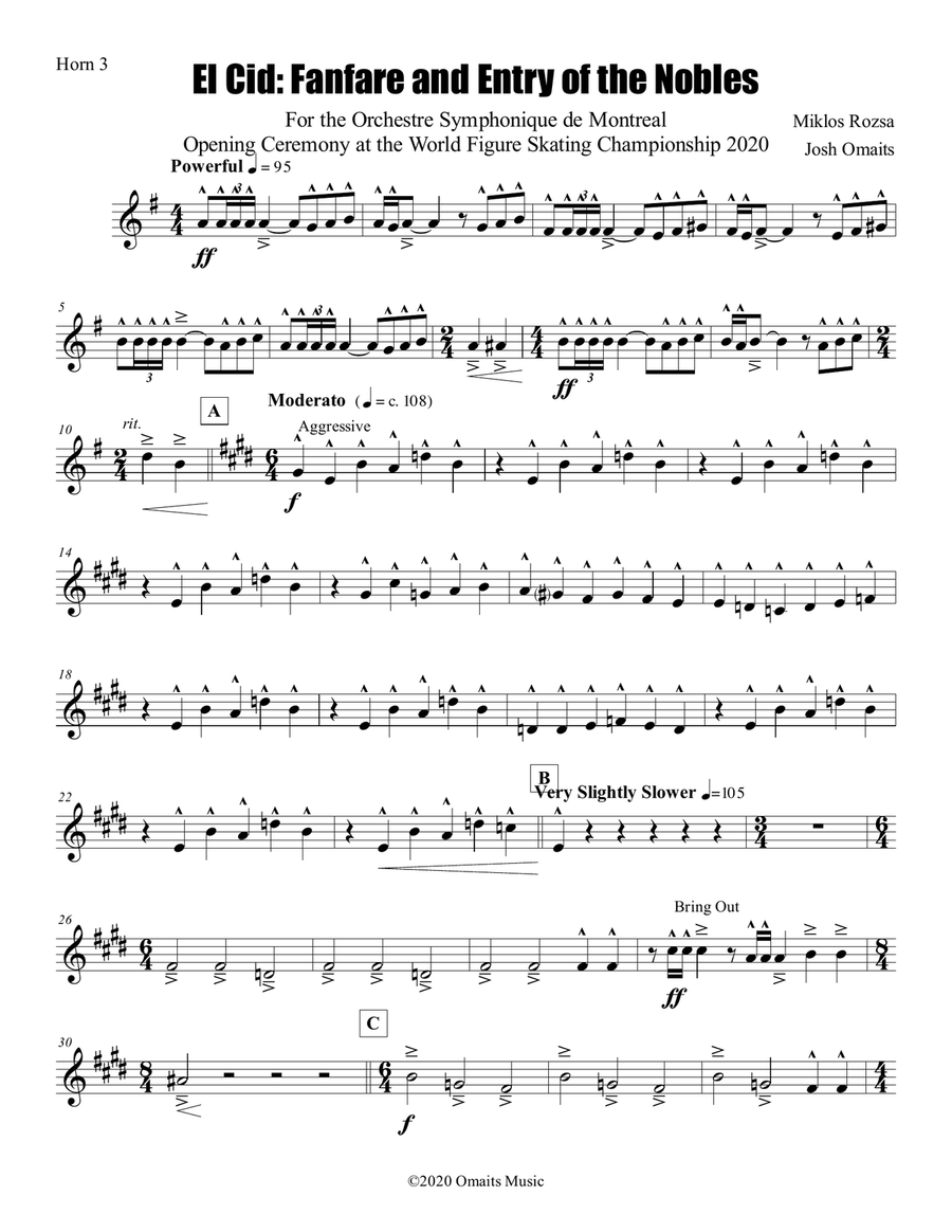 El Cid (fanfare And Entry Of The Nobles) by Miklos Rozsa