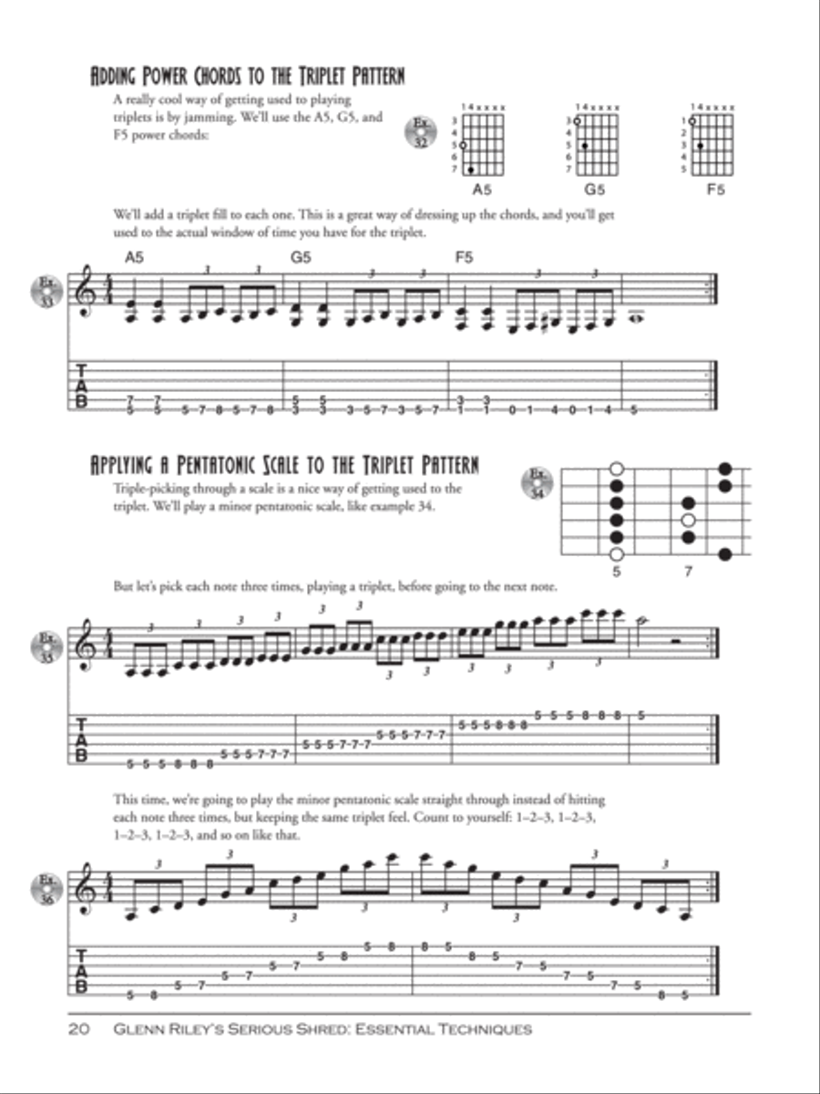 Glenn Riley's Serious Shred -- Essential Techniques Guitar scores gallery preview page 4