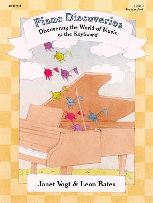 Book cover for Piano Discoveries Piano Book 3