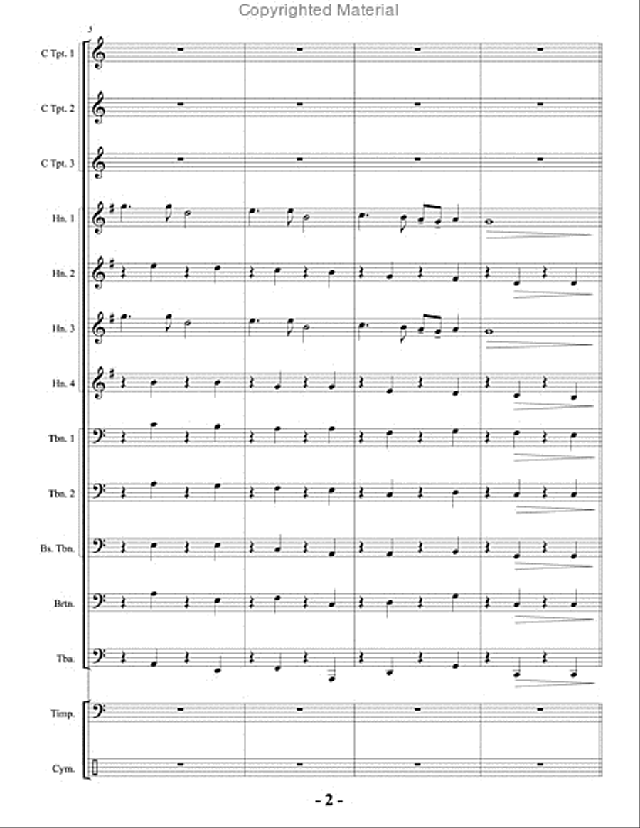 Proud Titania Percussion Ensemble scores gallery preview page 3