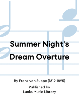 Book cover for Summer Night's Dream Overture