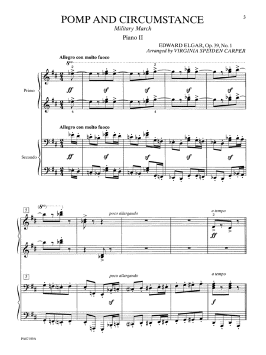 Pomp and Circumstance (Military March No. 1 in D Major) Small Ensemble scores gallery preview page 4