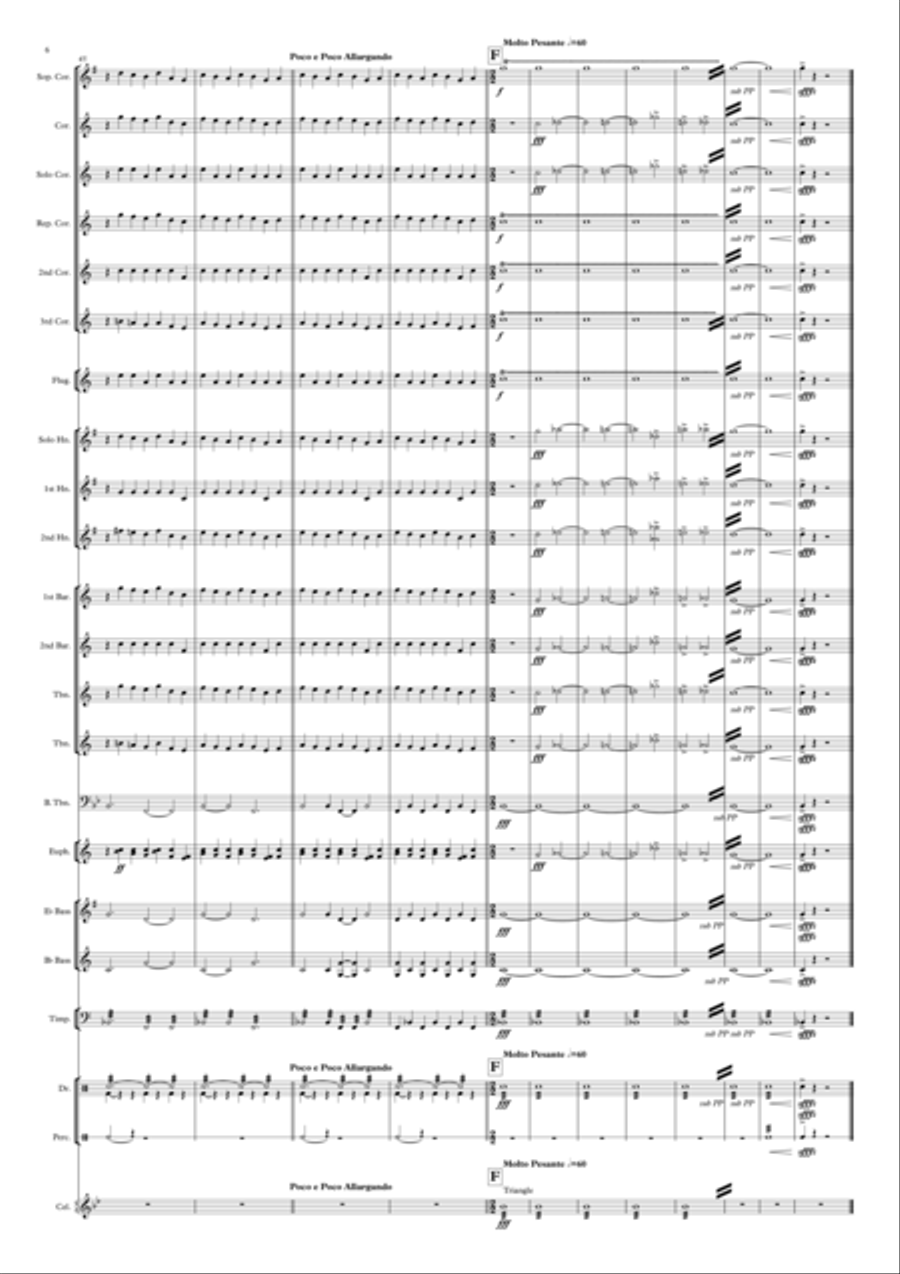 Firebird Suite Brass Ensemble scores gallery preview page 6