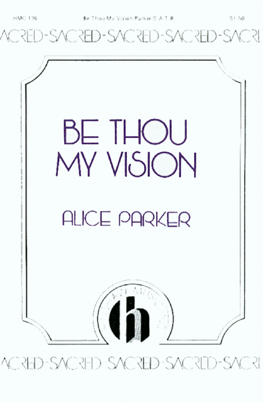 Be Thou My Vision Be Thou My Vision 4-Part scores gallery preview page 1