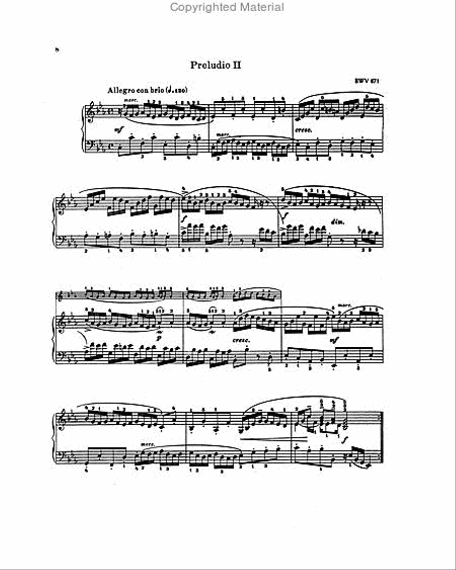 The Well-tempered Clavier Piano Solo scores gallery preview page 3