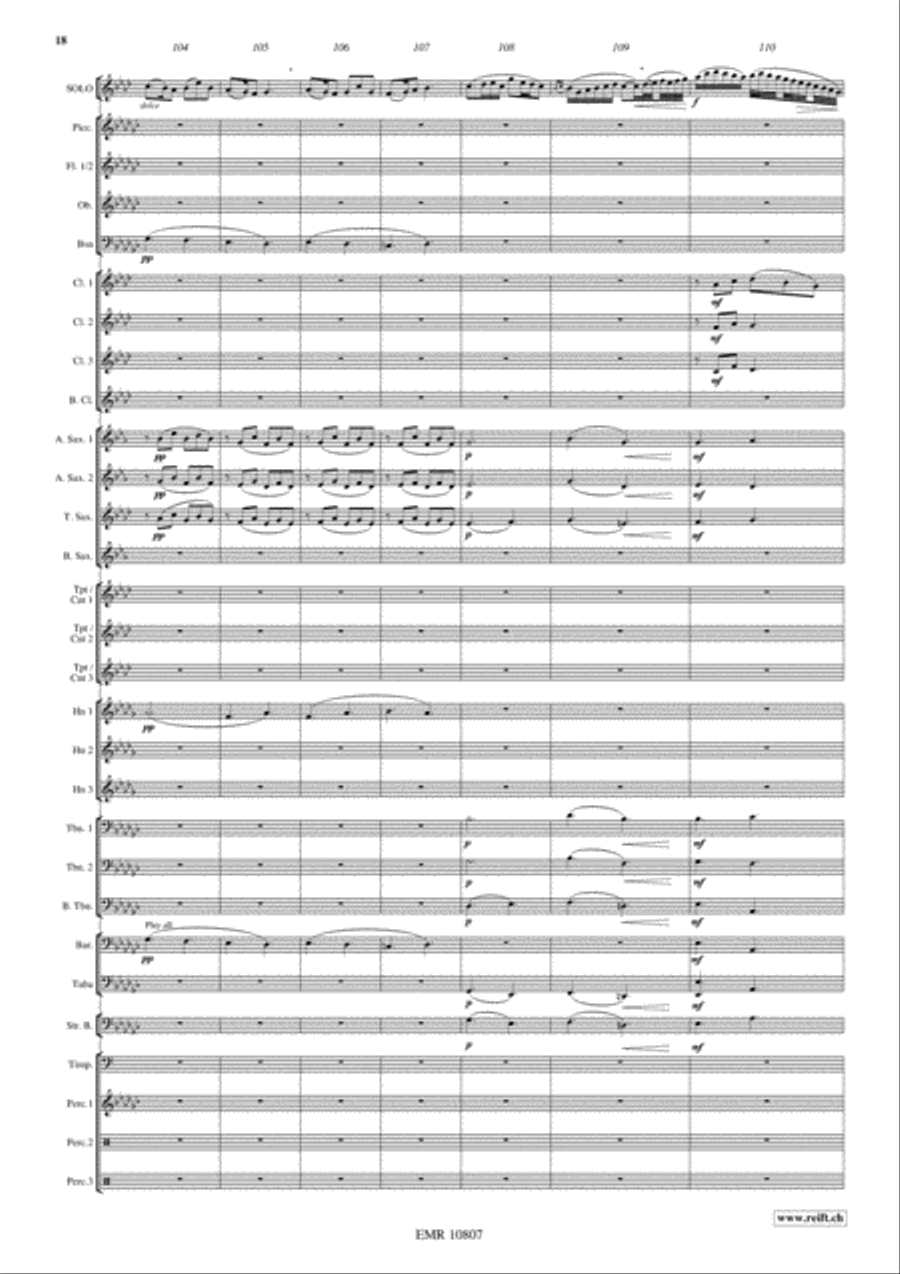 Saltatio Diabolica Saltatio Diabolica Concert Band scores gallery preview page 19