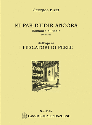Book cover for Pescatori Di Perle 'Romance De Nadir' Fr.