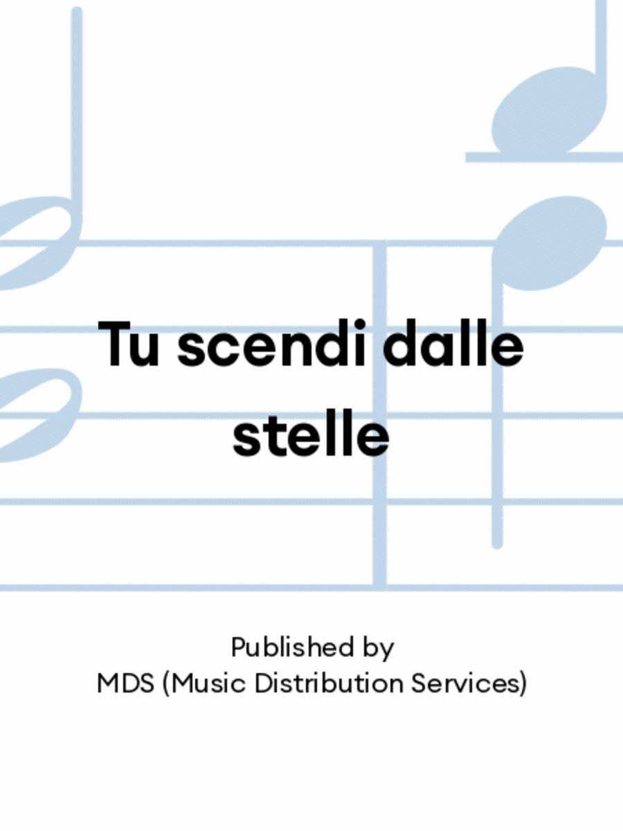 Tu scendi dalle stelle Voice scores gallery preview page 1