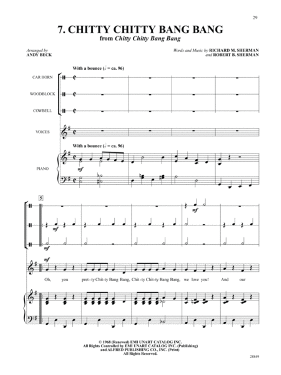 Broadway Rhythm Band - SoundTrax CD (CD only) Unison Choir scores gallery preview page 4