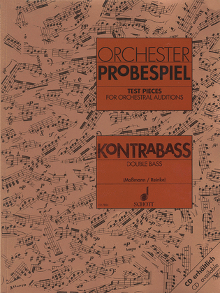 Book cover for Test Pieces for Orchestra – Double Bass