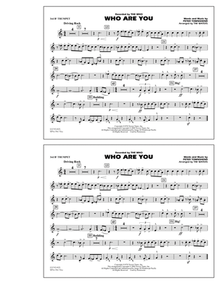 Book cover for Who Are You - 3rd Bb Trumpet
