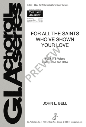 Book cover for For All the Saints Who’ve Shown Your Love