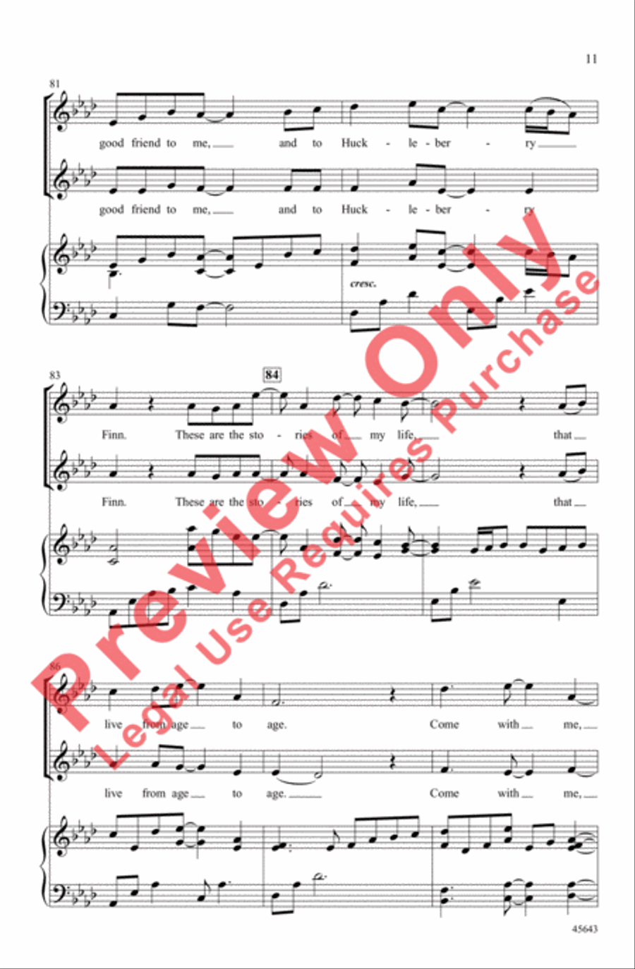 Stories of My Life Stories of My Life 2-Part scores gallery preview page 11