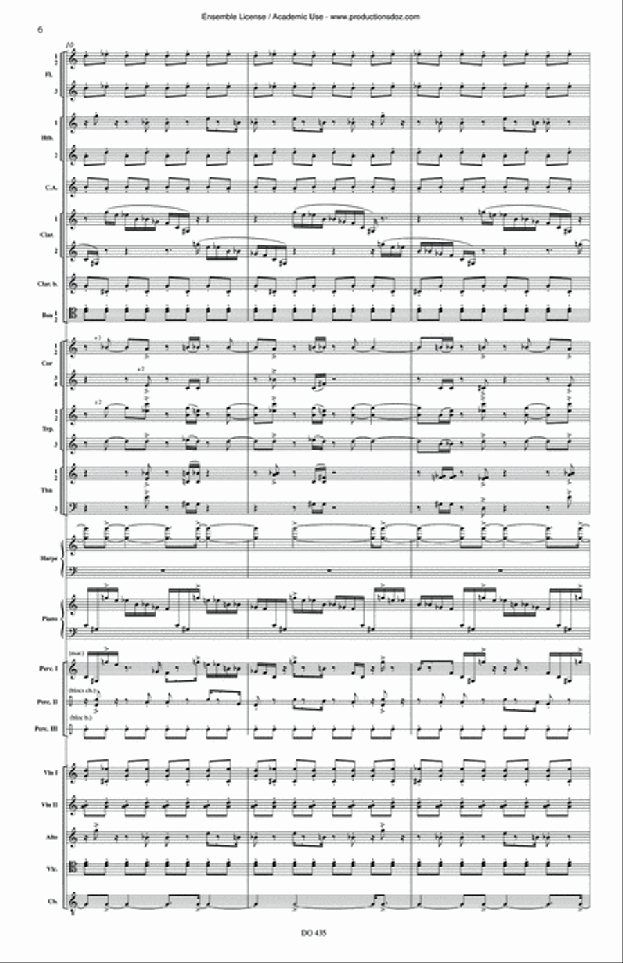 Cartes postales de Trois-Rivières... Orchestra scores gallery preview page 6
