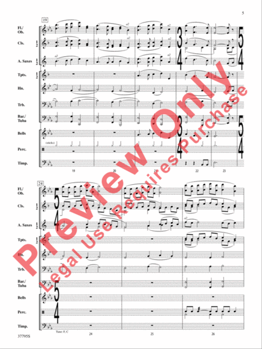 Water's Edge Concert Band scores gallery preview page 5