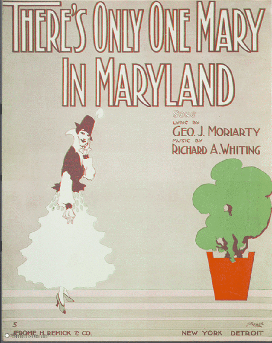 There's Only One Mary in Maryland Piano, Vocal scores gallery preview page 1