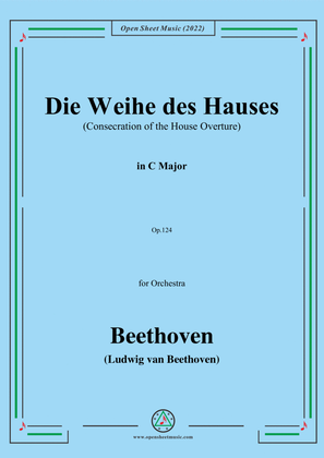 Book cover for Beethoven-Die Weihe des Hauses,in C Major,Op.124,for Orchestra