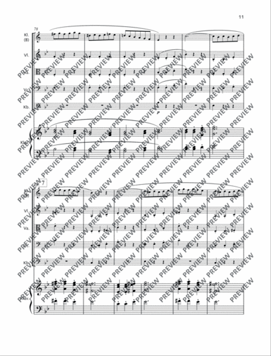 Sextett Sextett Clarinet scores gallery preview page 12