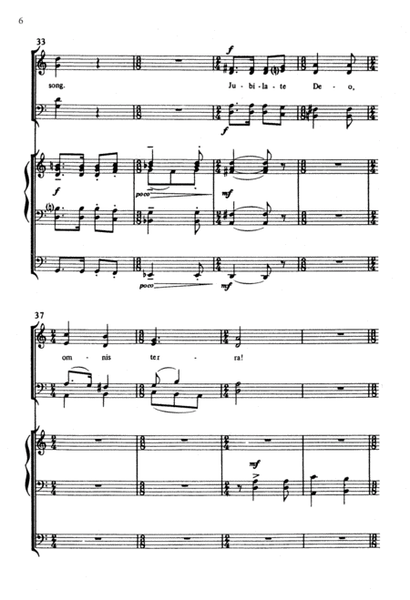 Jubilate Deo (O Be Joyful) (Downloadable Choral Score)