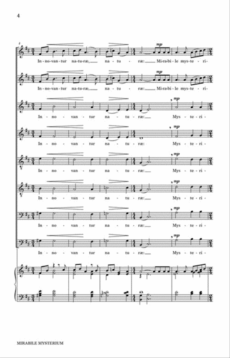 Mirabile Mysterium Divisi scores gallery preview page 3