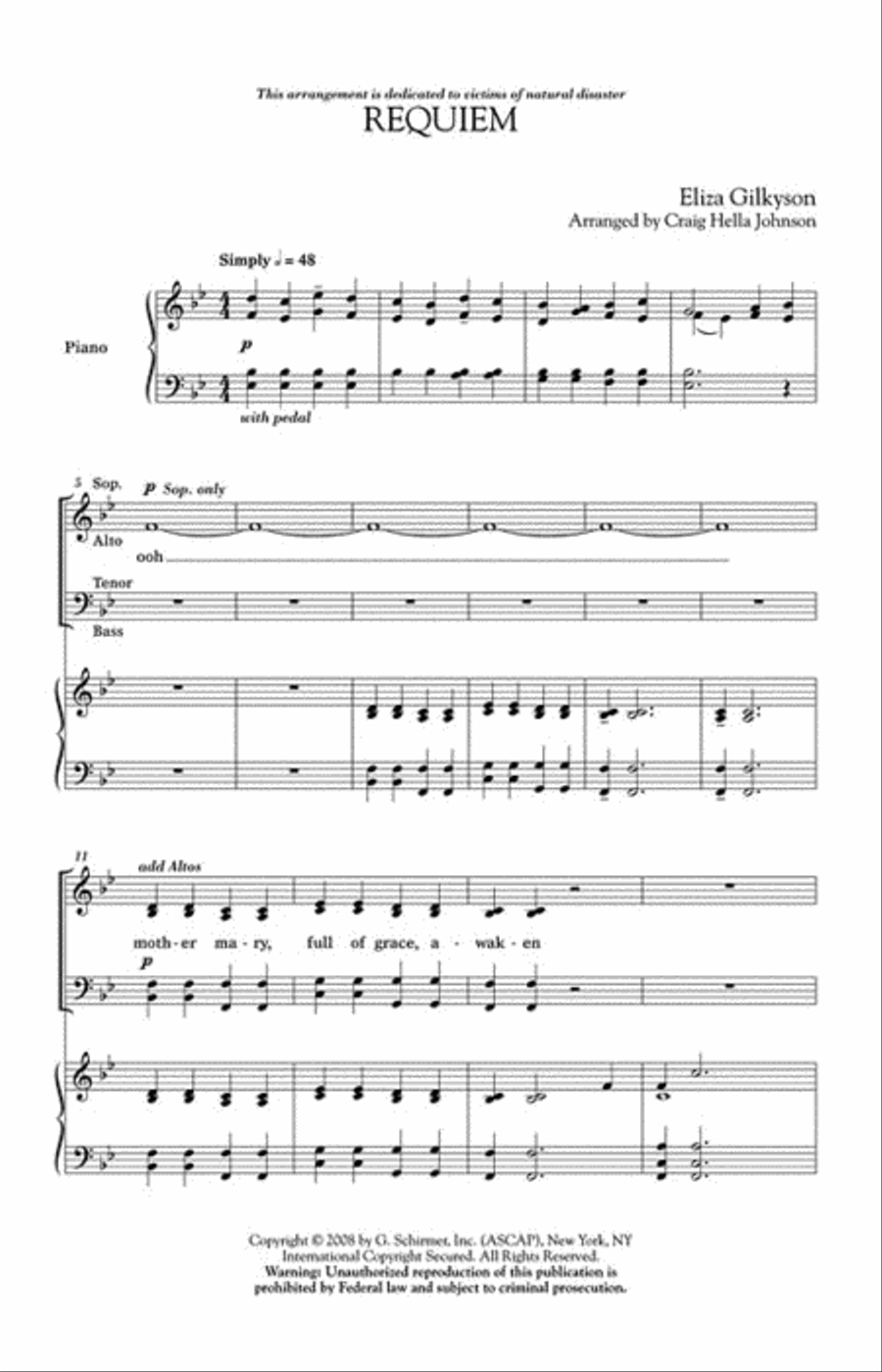Requiem 4-Part scores gallery preview page 2