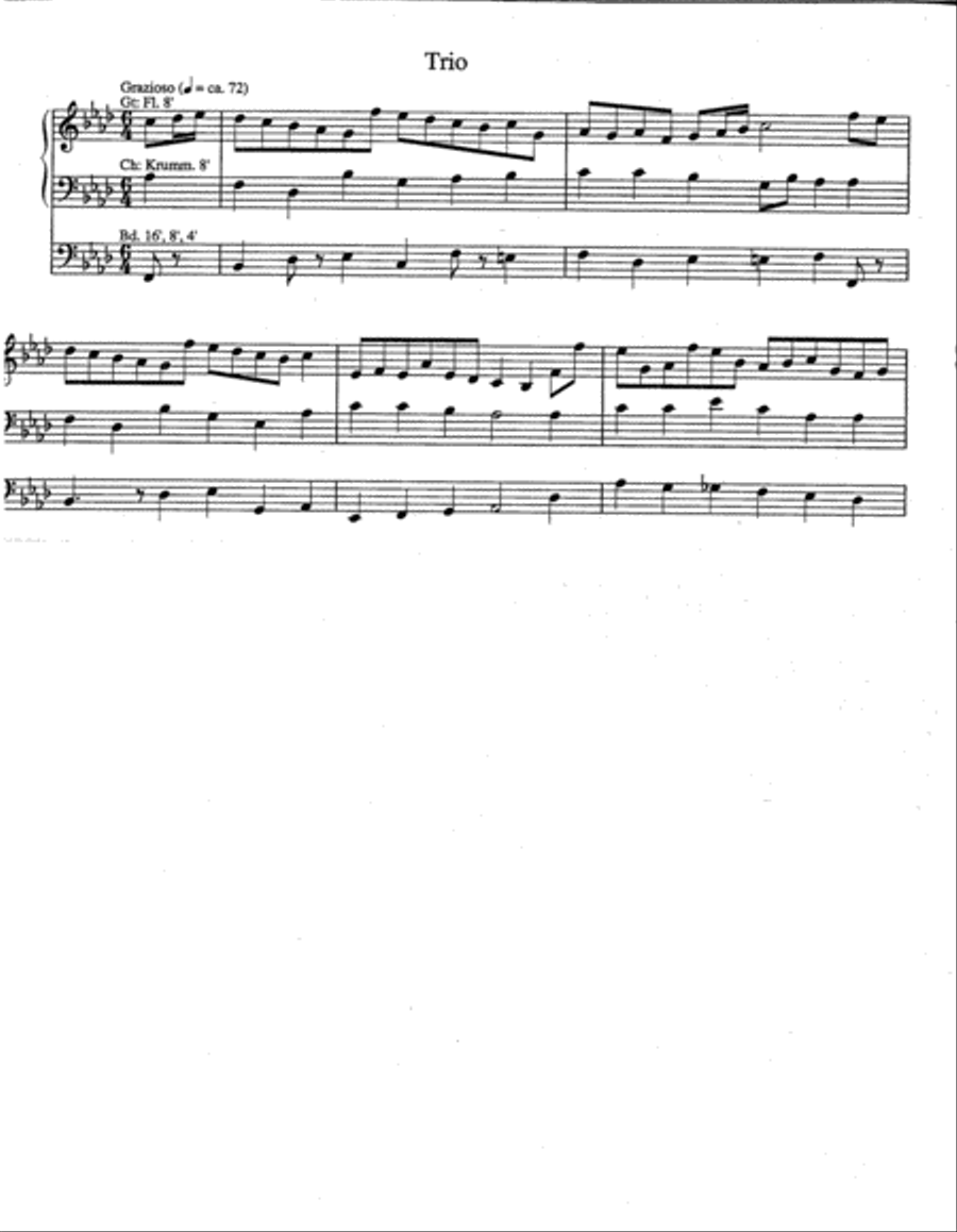 Partita on St. Denio Organ scores gallery preview page 2