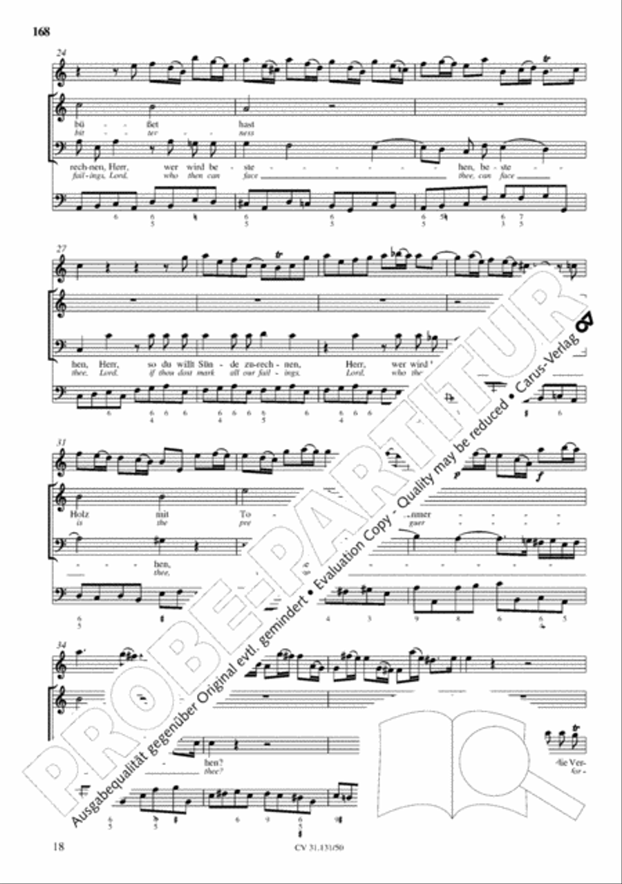The Complete Sacred Vocal Works (Das geistliche Vokalwerk) Voice scores gallery preview page 169