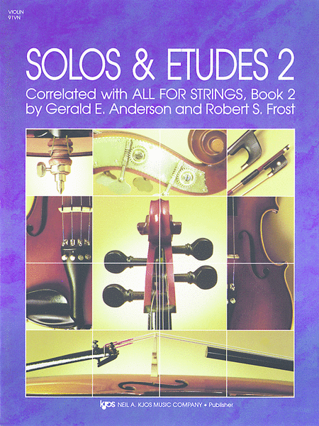 Solos and Etudes, Book 2 - Violin