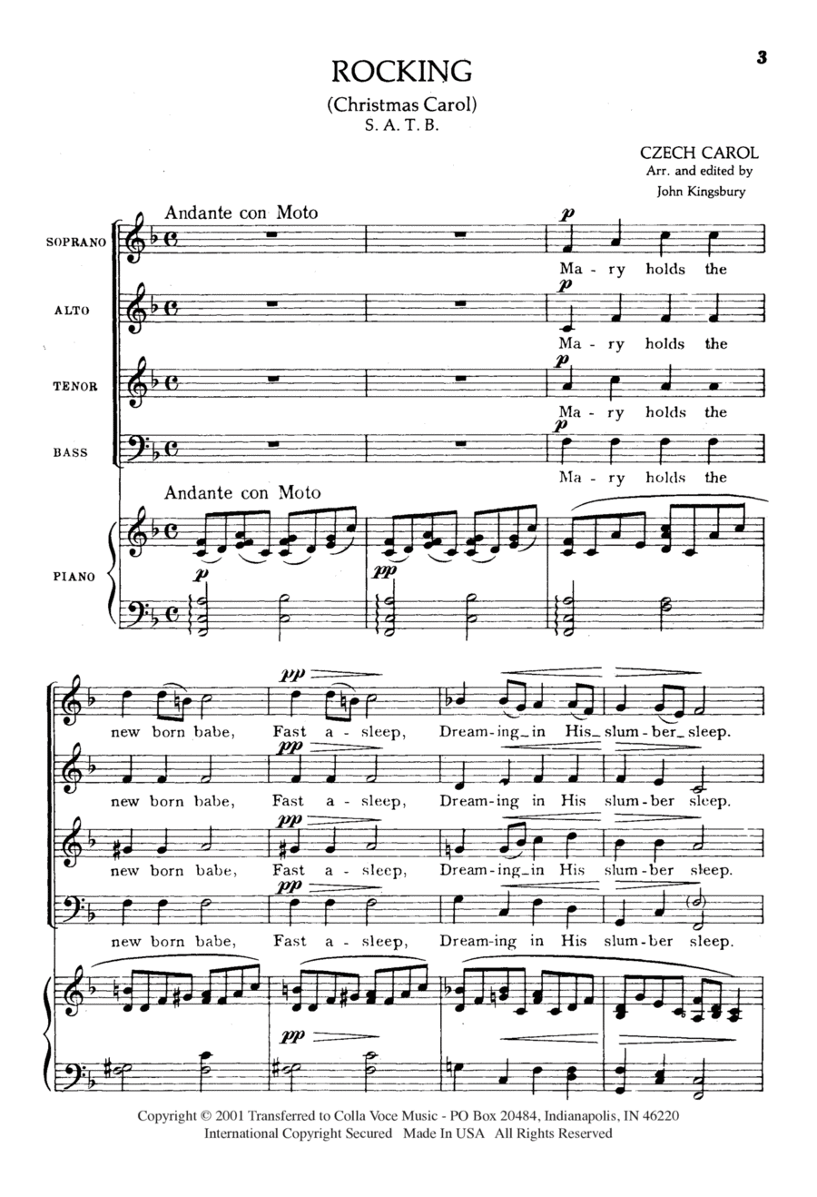 Rocking 4-Part scores gallery preview page 1