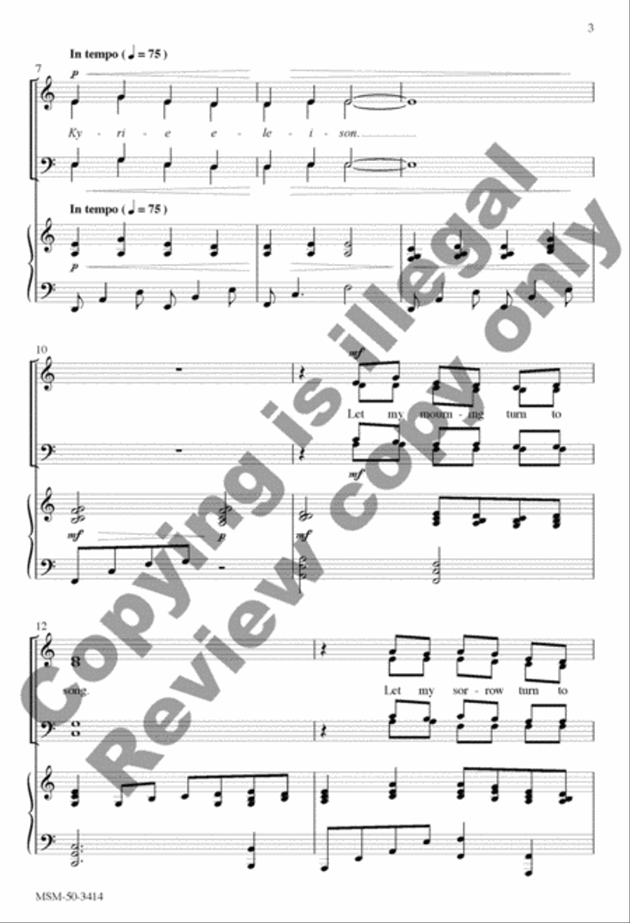 To Dust 4-Part scores gallery preview page 3