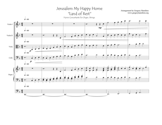 Jerusalem My Happy Home - Land of Rest - Hymn Concertanto