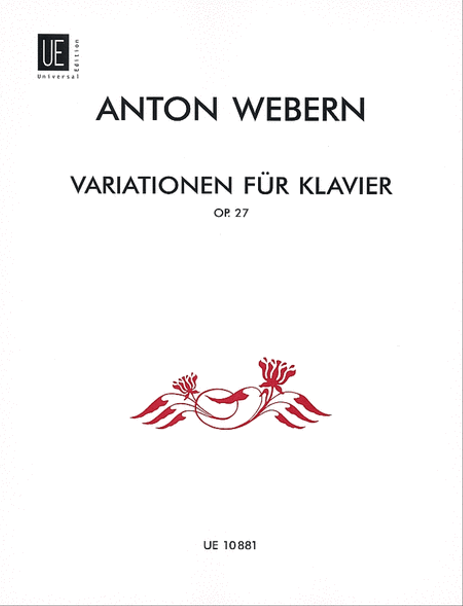 Variations, Op. 27 Variations, Op. 27 Chamber Music scores gallery preview page 1